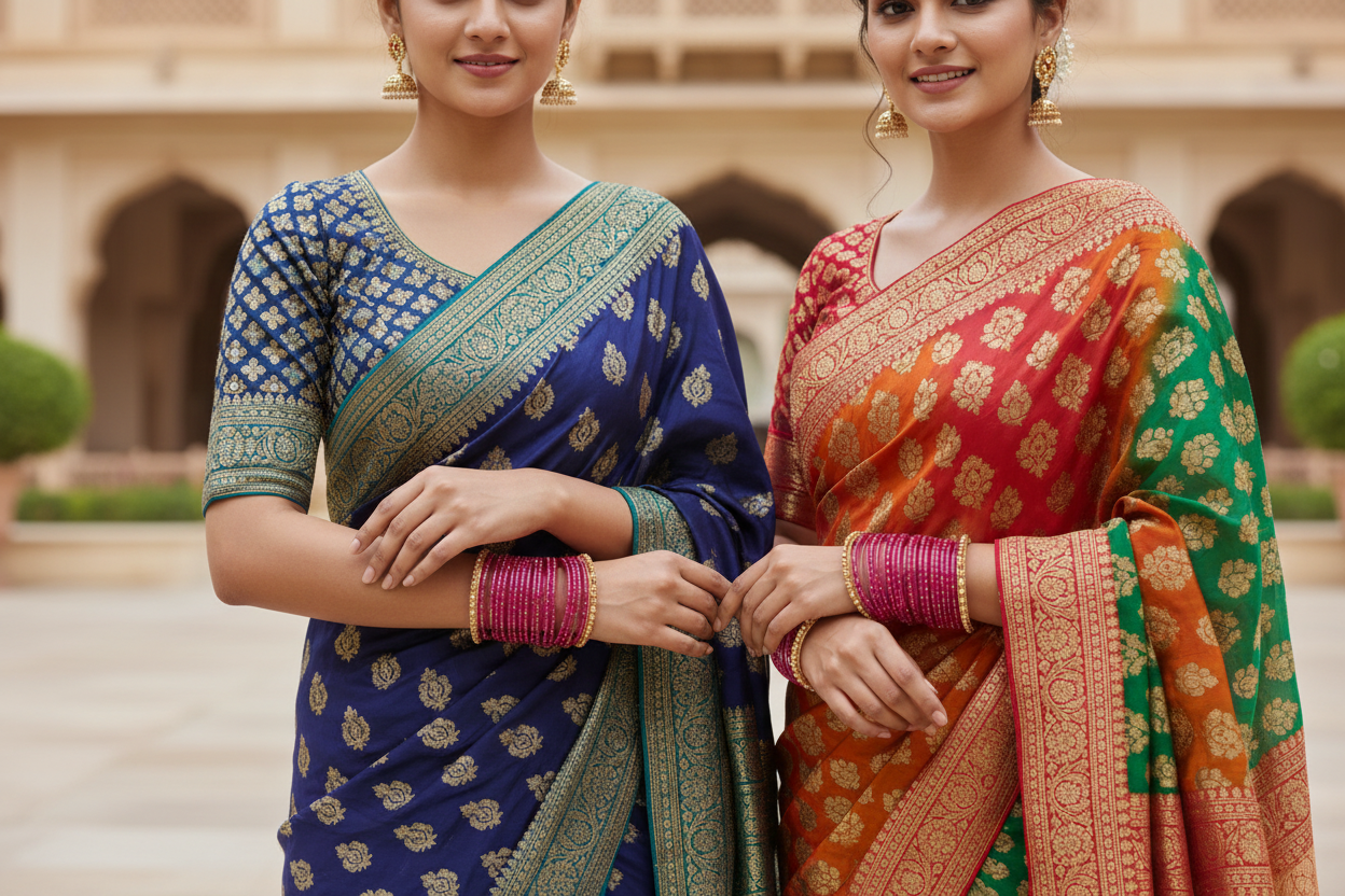 Rain Drop Glass Bangles – Make Every Occasion Special (Rani) - PREMIUM QUALITY