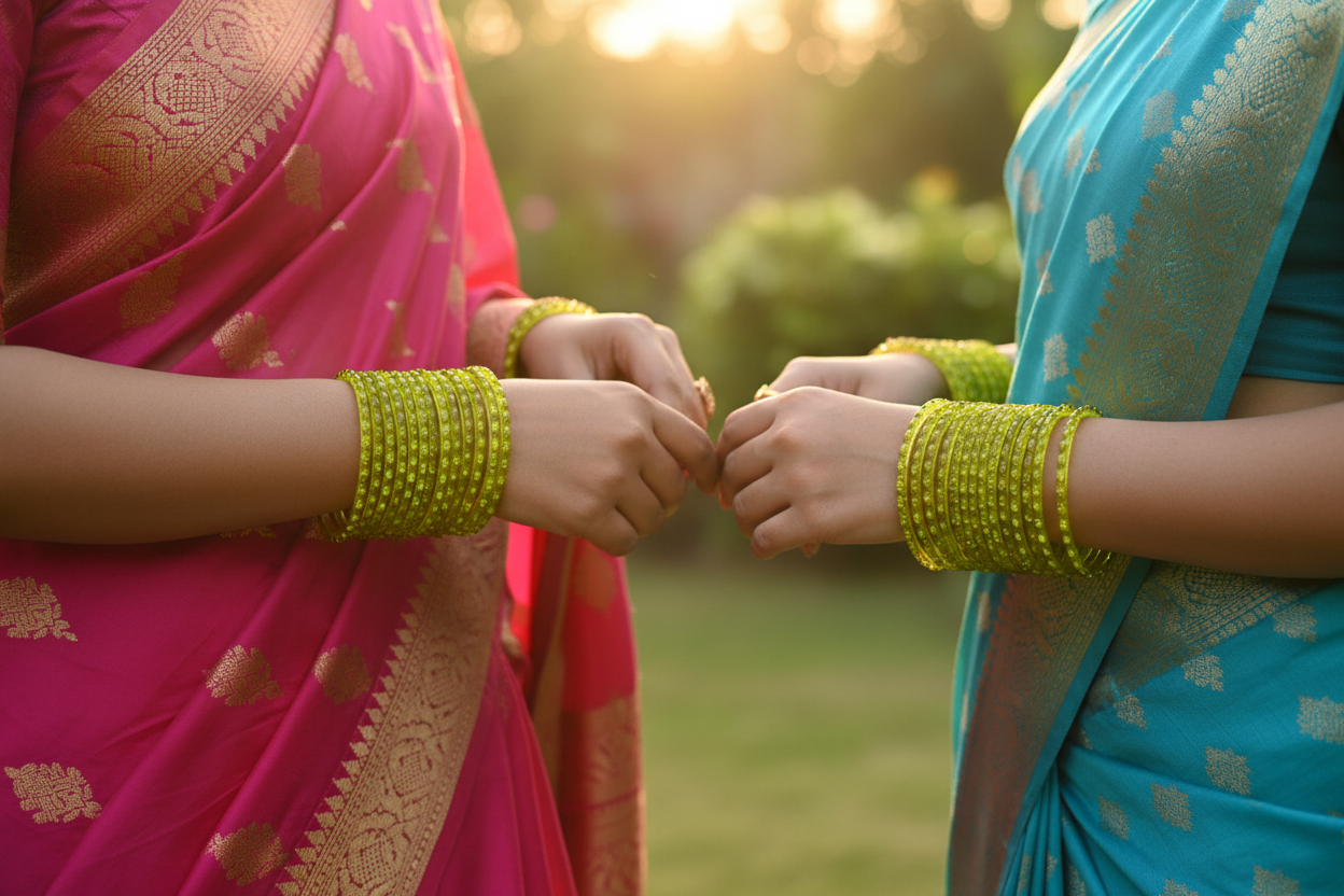 Rain Drop Glass Bangles – Make Every Occasion Special (Dhani) - PREMIUM QUALITY